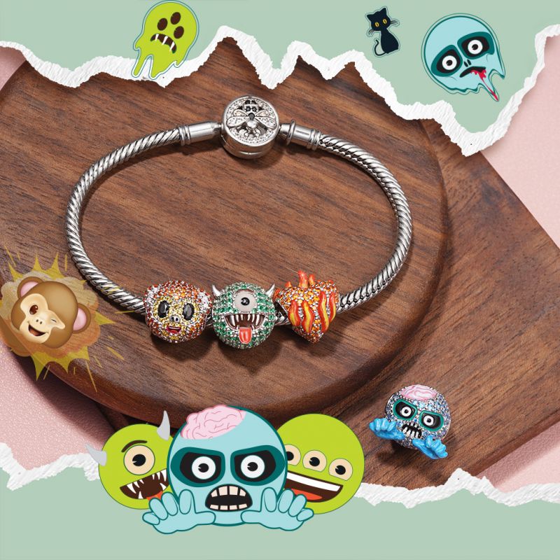 Charm emoji Cara de Mono