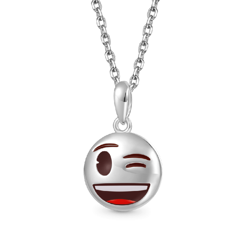 Collar emoji Winking