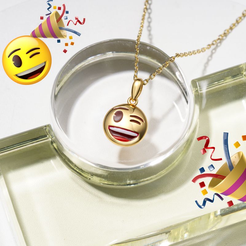 Collar emoji Winking