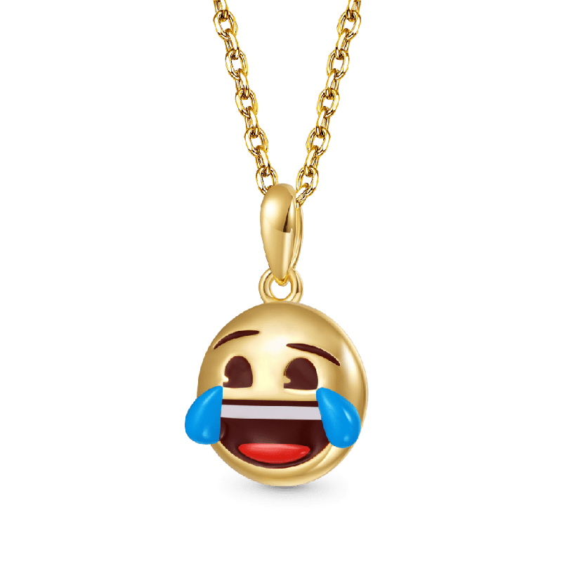 Collar Cara Riendo con Lágrimas