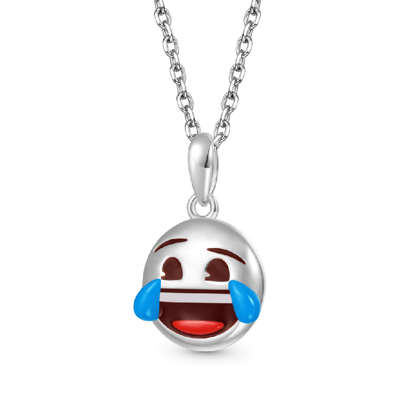 Collar Cara Riendo con Lágrimas