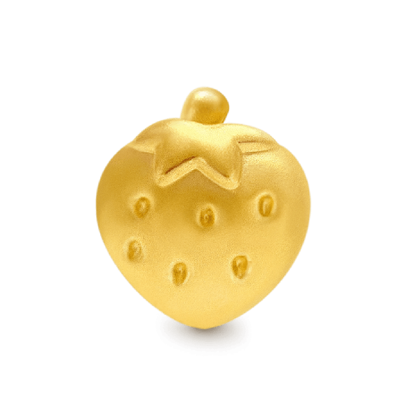 Charm Fresita de Oro