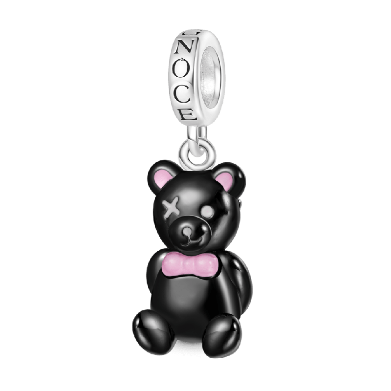 Colgante Oso Negro con Cuchillo