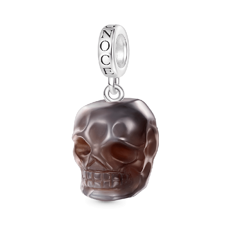 Colgante Calavera Ágata Natural