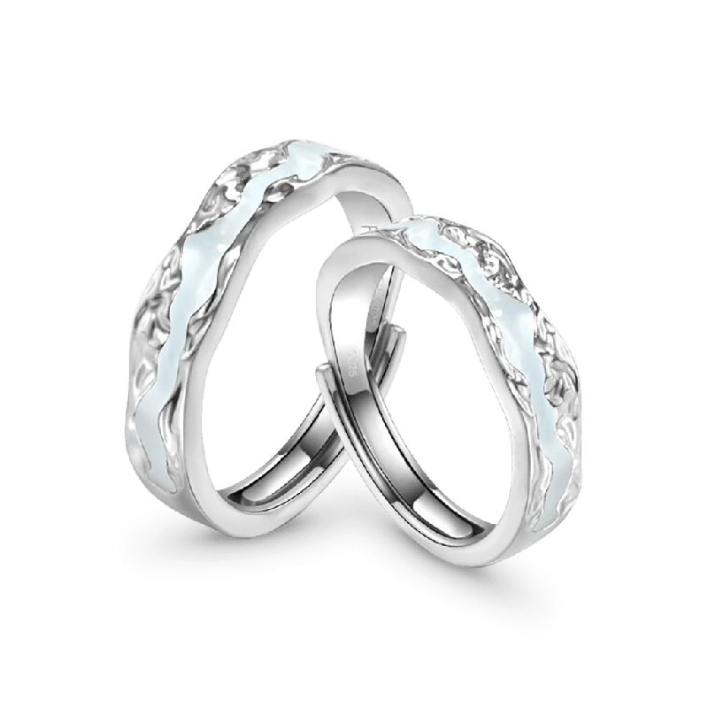 ‘A Años Luz de Distancia’ Anillos de Pareja Ajustables
