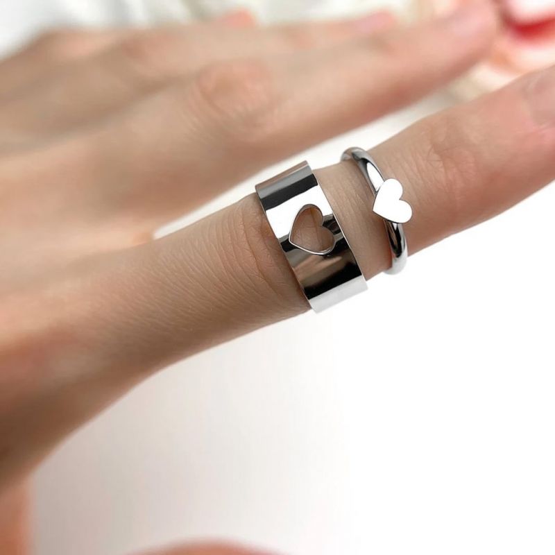 Anillos Pareja Corazón