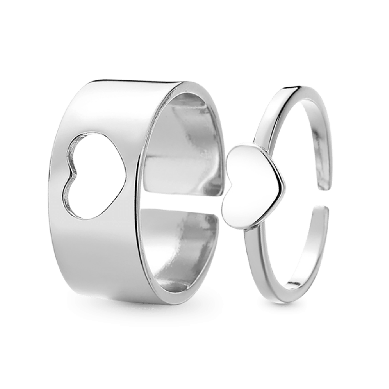 Anillos Pareja Corazón