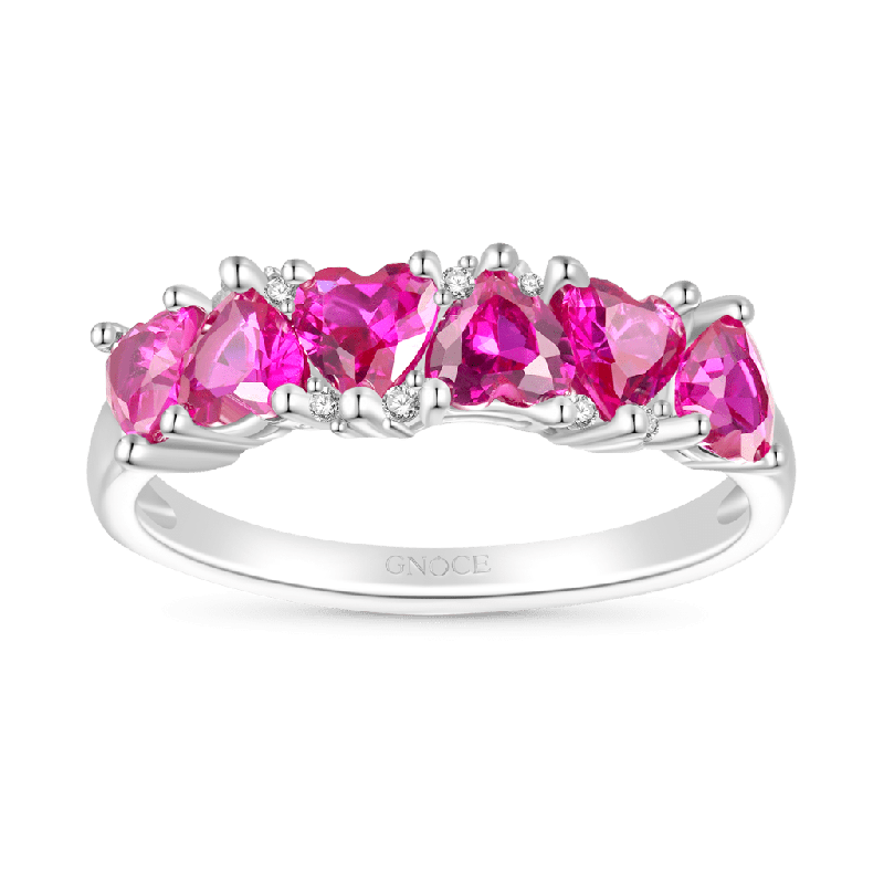 Anillo Rosa Corazón