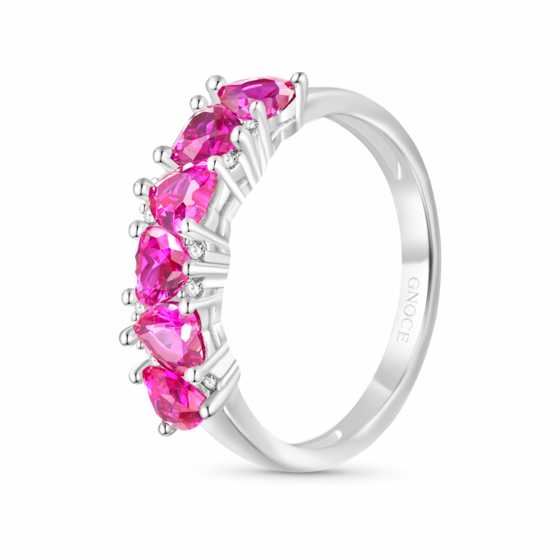 Anillo Rosa Corazón