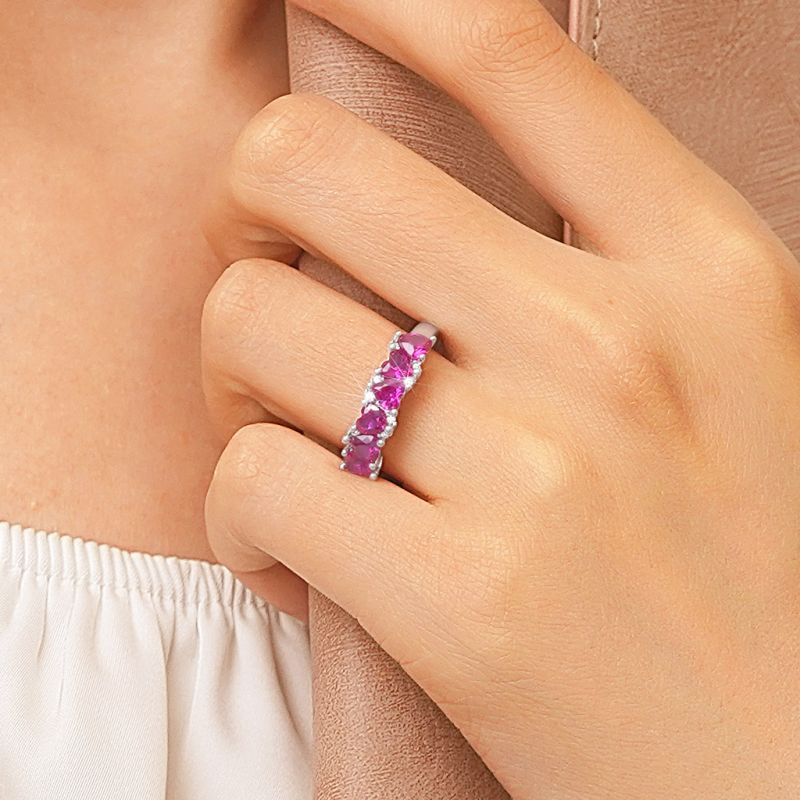 Anillo Rosa Corazón