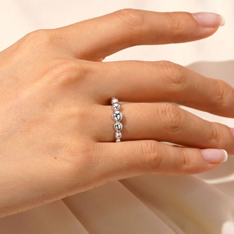 Anillo Bola de Abalorios