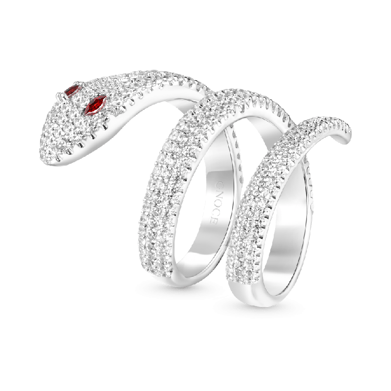 Anillo Serpiente Pave Diamantes