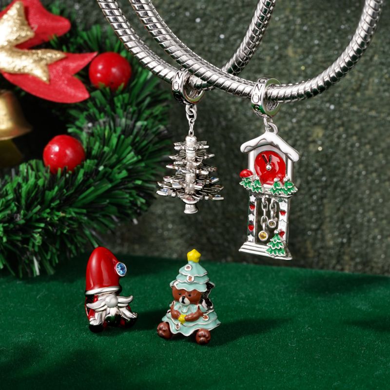 Charm Árbol de Navidad Oso Lindo