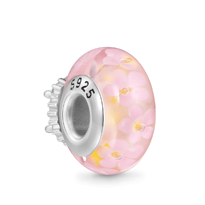 Charm de cristal Sakura romántico