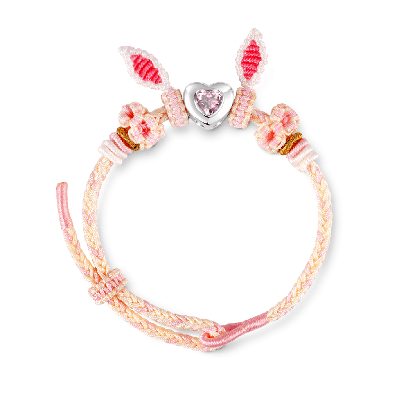 Pulsera Orejas de Conejo con Charm