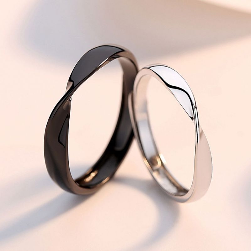 Anillo Mobius Negro Hombre