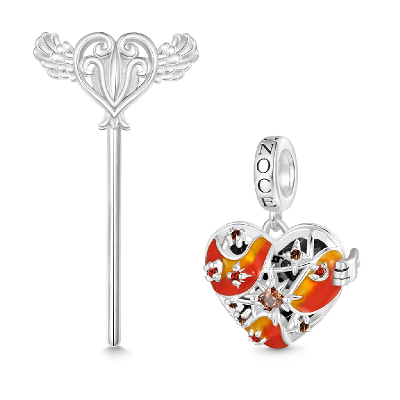 Colgante Corazón Inalámbrico LED Resplandor Marte