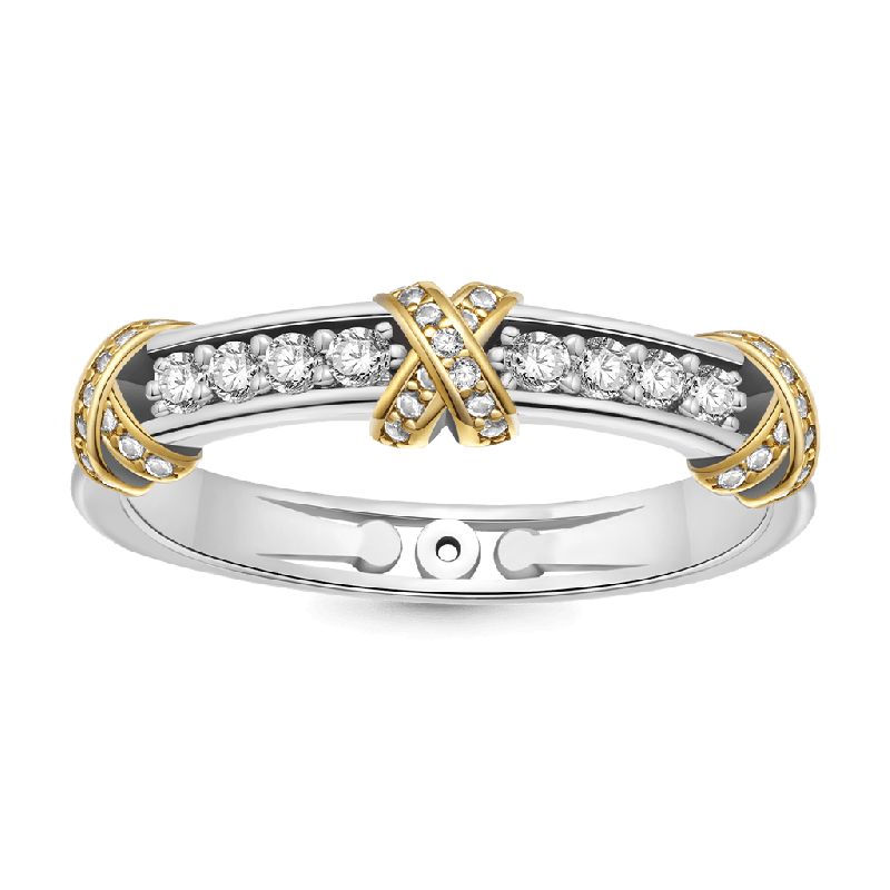 Anillo de Platino Brillante X Diamante