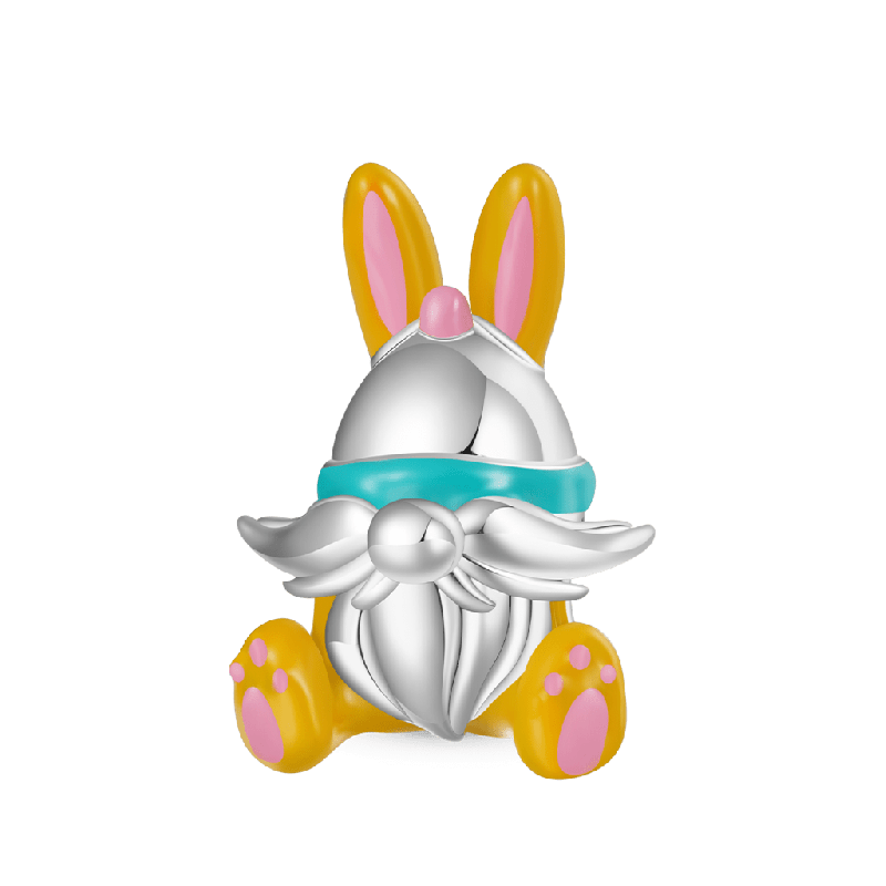 Charm Gnomo Conejo de Pascua
