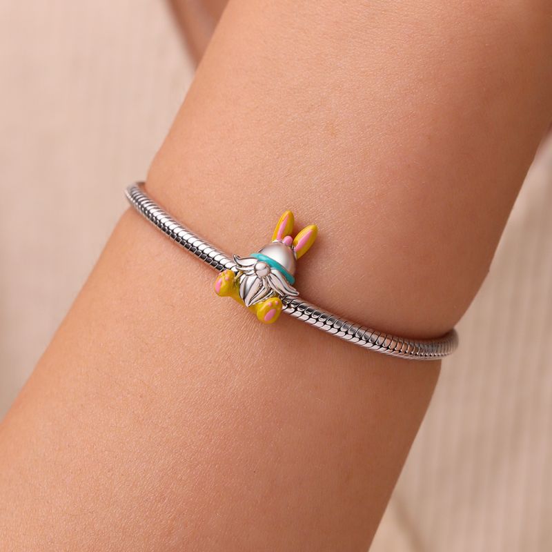 Charm Gnomo Conejo de Pascua