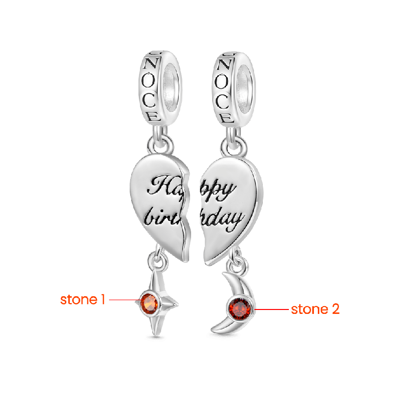 Colgante Doble con Nombre Grabable Love