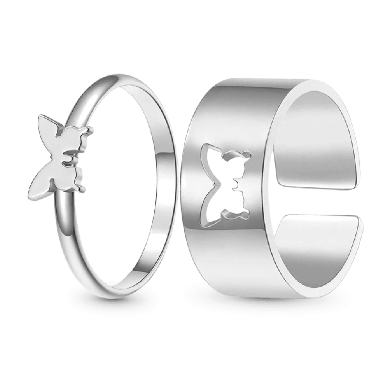 Anillo Ajustable Mariposa para Hombre