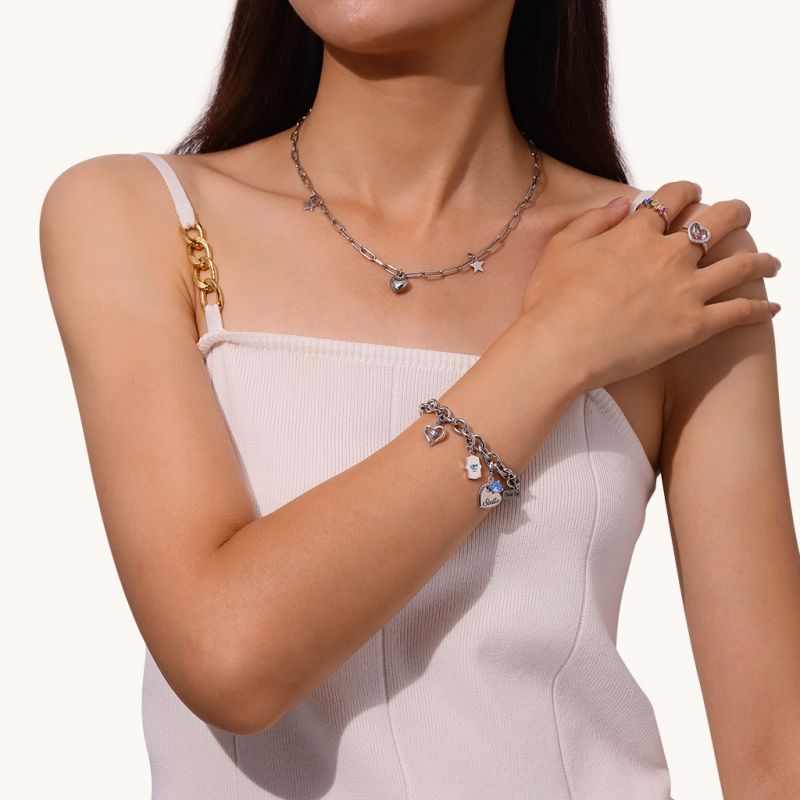 Colgante Hebilla Corazón Signo Zodiacal