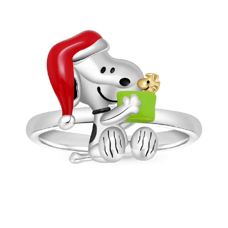 Peanuts Anillo de Navidad Snoopy