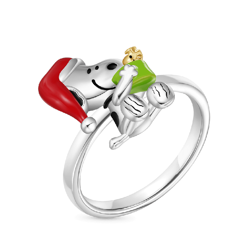 Peanuts Anillo de Navidad Snoopy