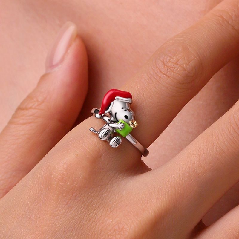Peanuts Anillo de Navidad Snoopy