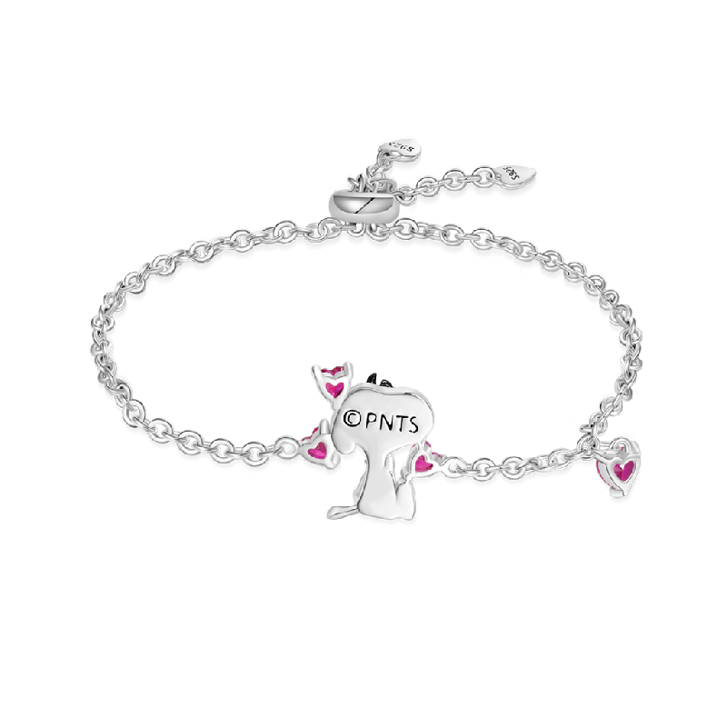 Peanuts Snoopy Pulsera Corazón Amoroso