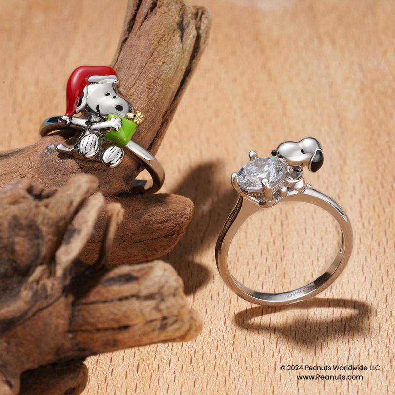 Peanuts Anillo de Navidad Snoopy