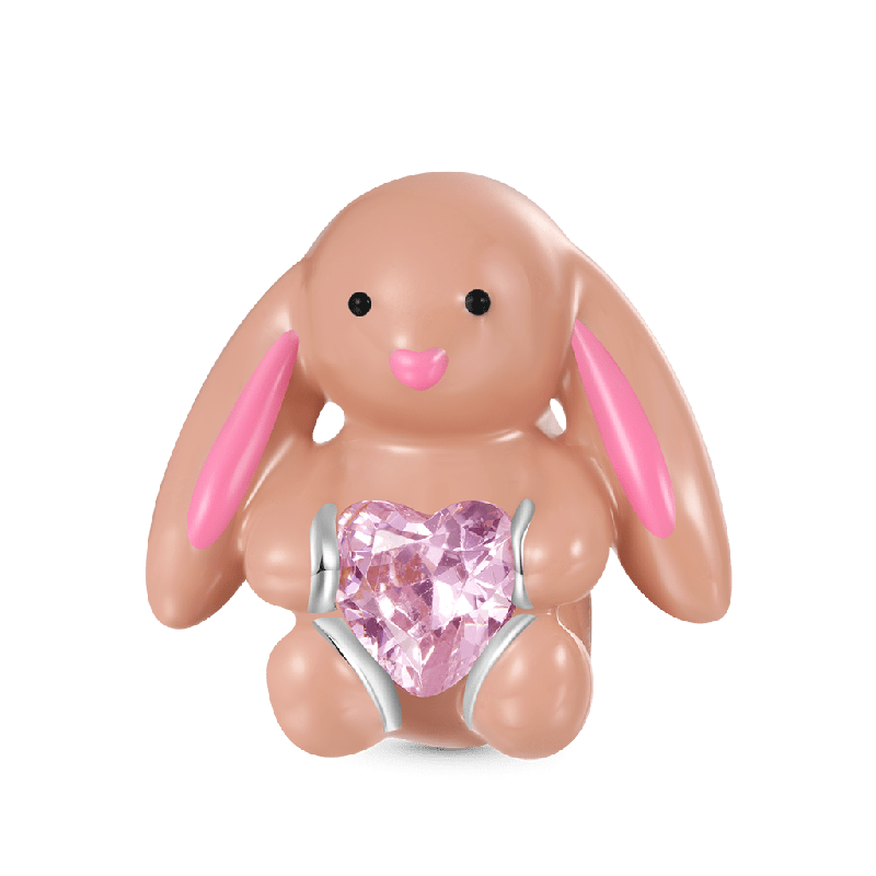 Charm Conejito Beige Abraza el Amor