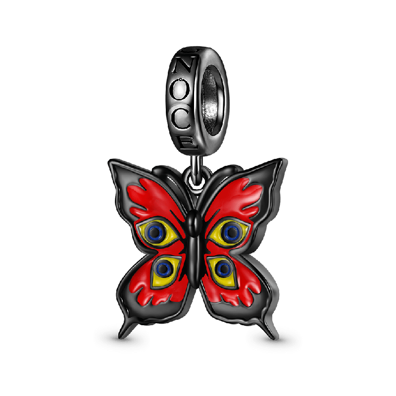 Colgante De Mariposa Walpurga Roja