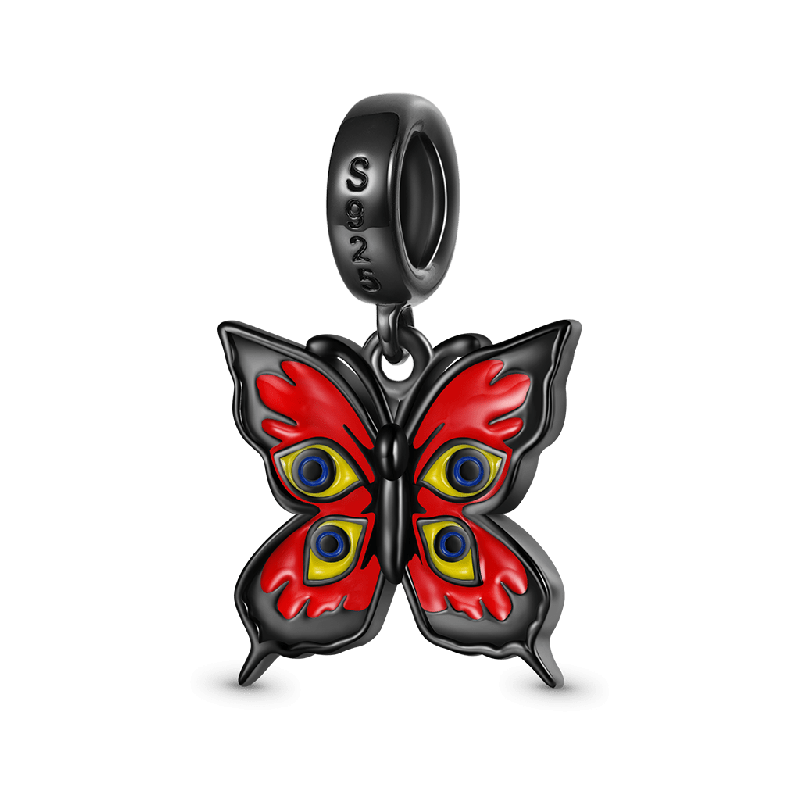 Colgante De Mariposa Walpurga Roja