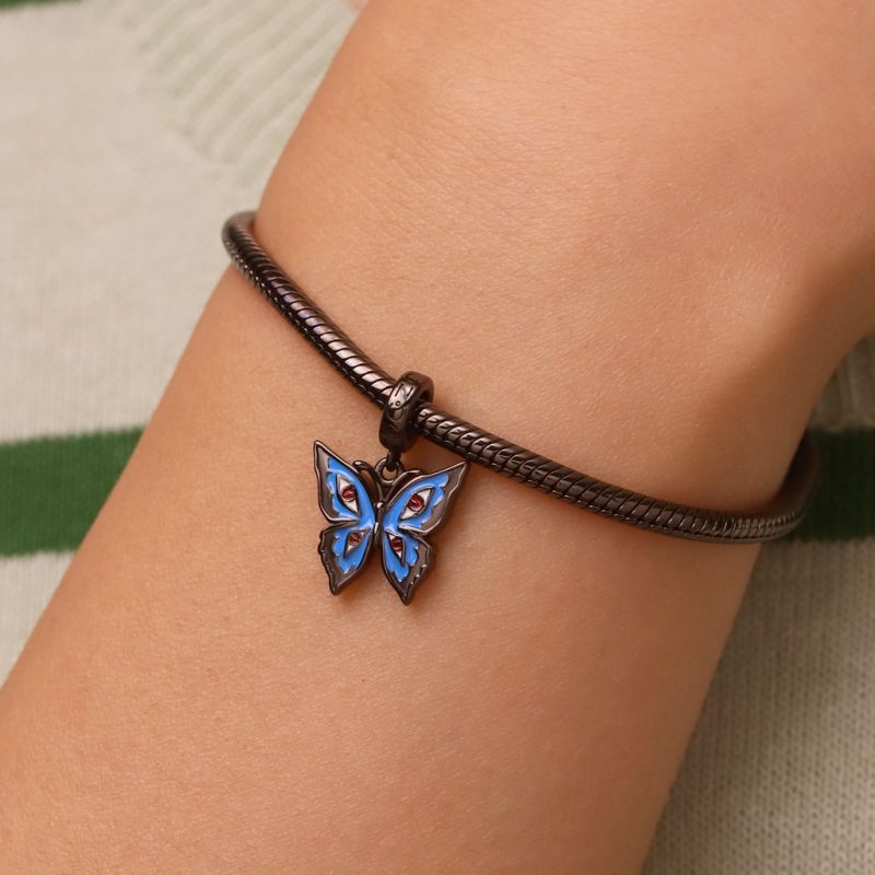 Colgante De Mariposa Walpurga Azul
