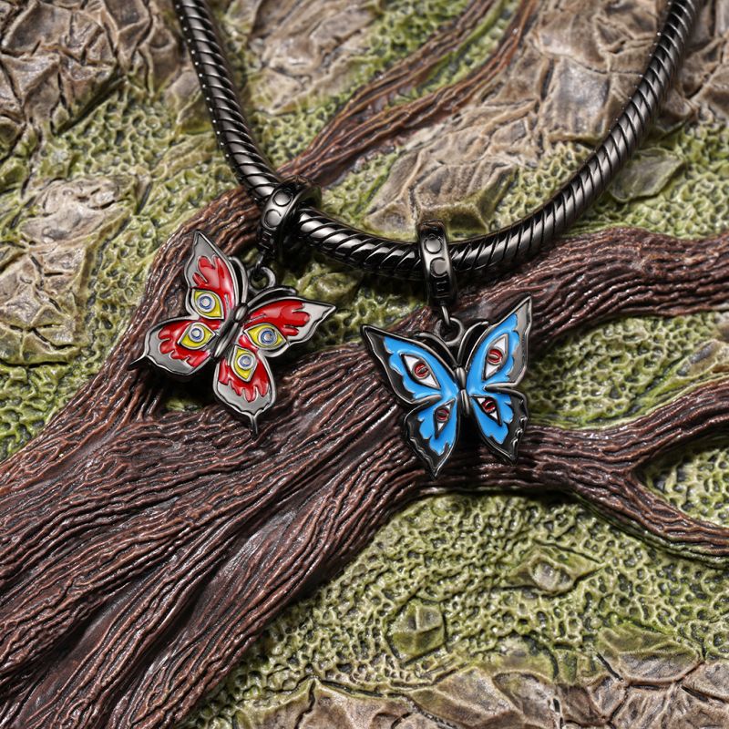 Colgante De Mariposa Walpurga Azul
