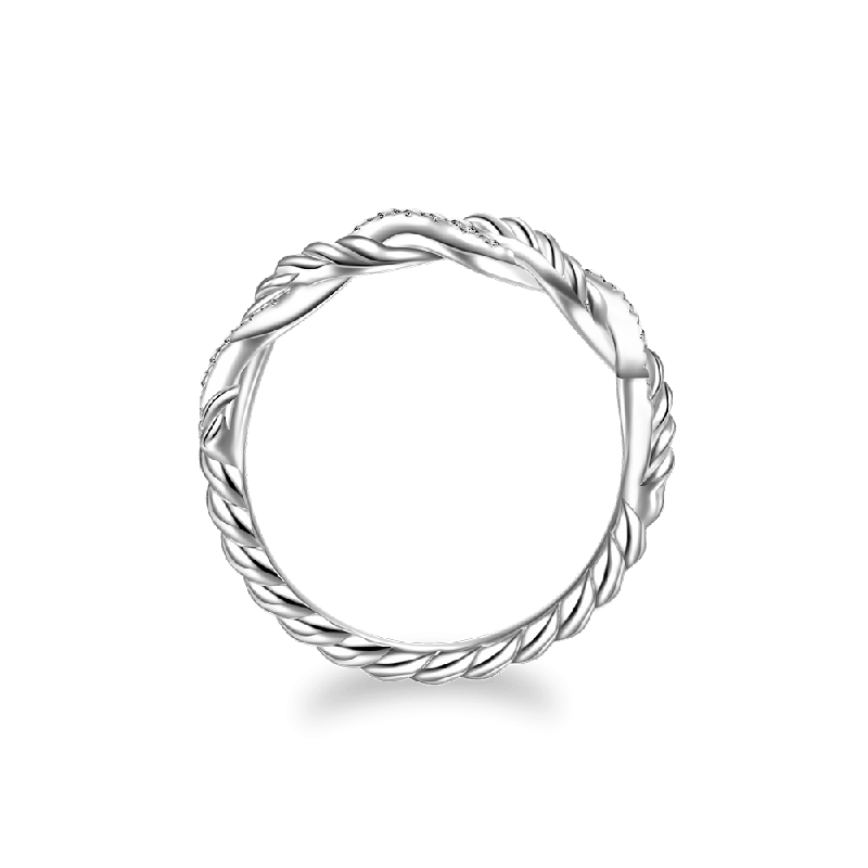 Anillo Trenzado Infinito