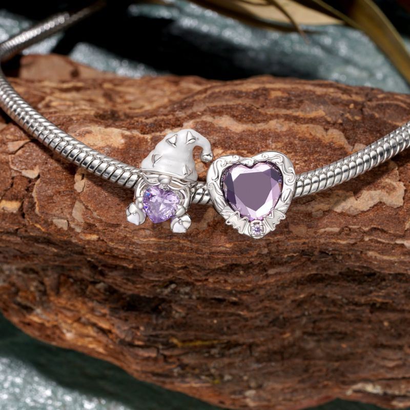 Charm Corazón Tulipán Día de la Madre