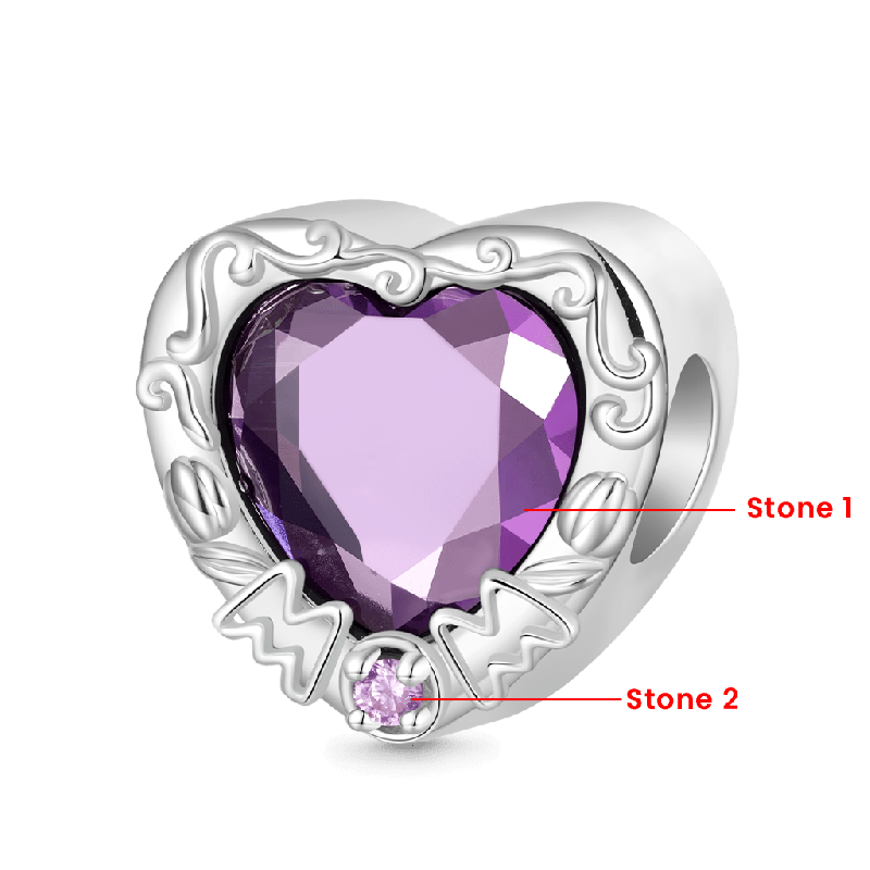 Charm Corazón Tulipán Día de la Madre