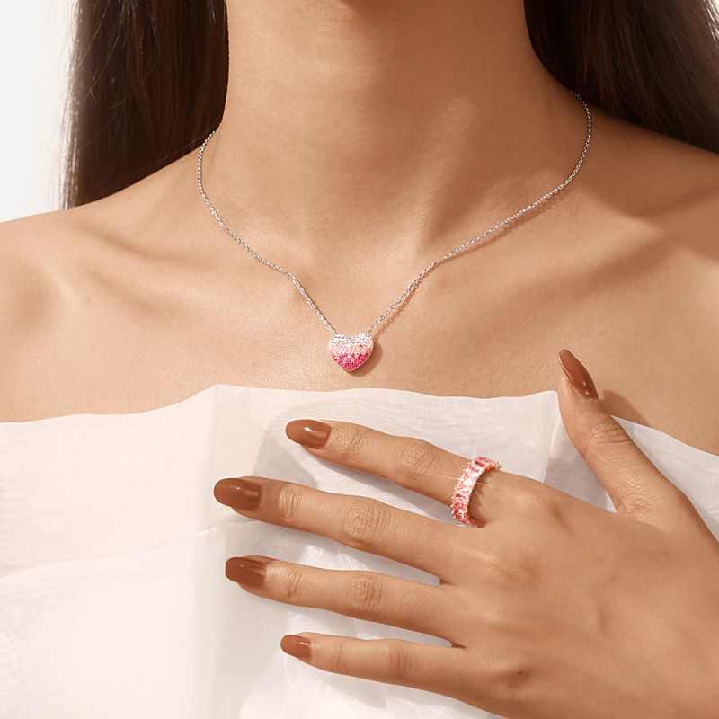 Collar Corazón Gradiente