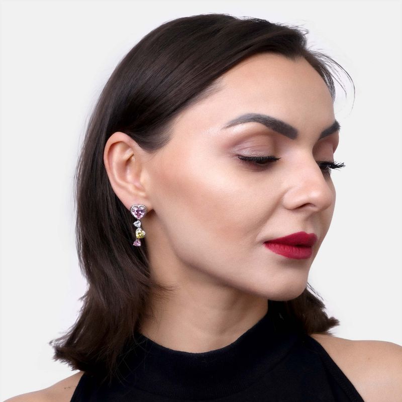 Pendientes Corazones de Amor Desparejados