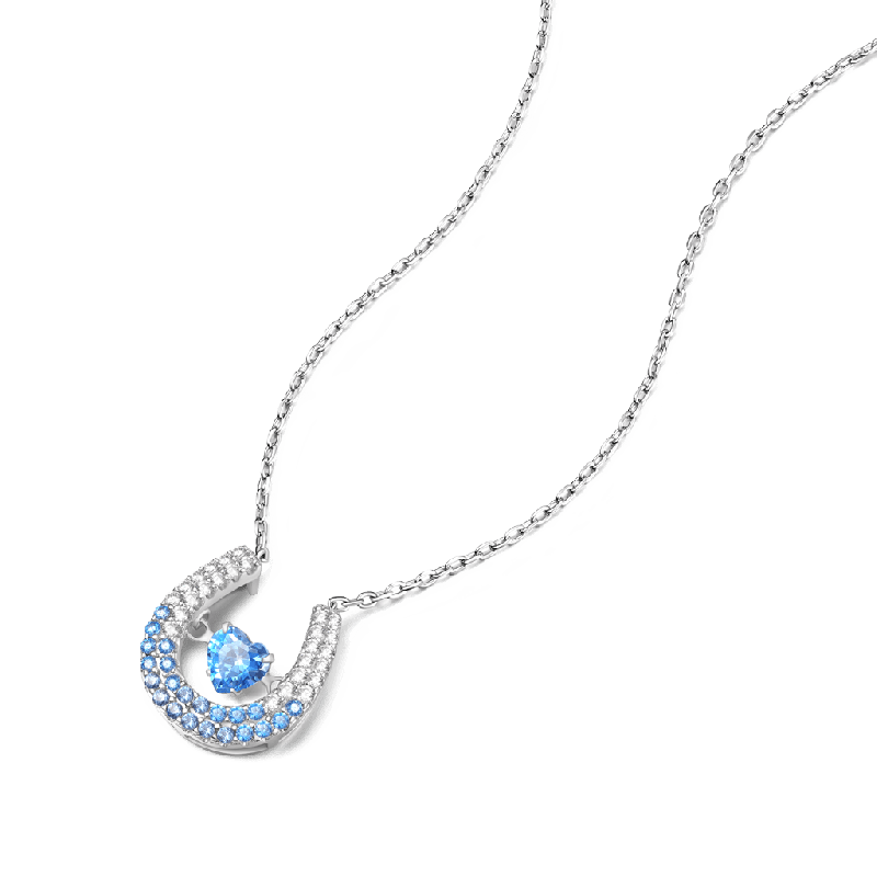 Collar Pavé Herradura Bailarina