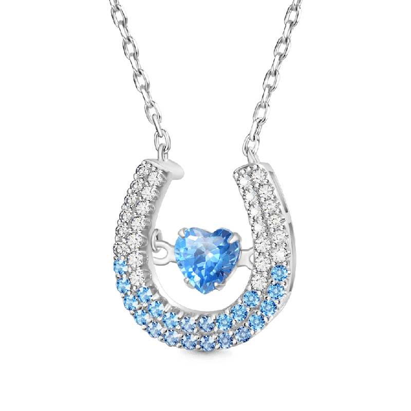 Collar Pavé Herradura Bailarina