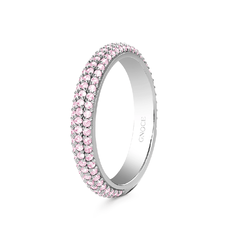 Anillo con Pavé de Morganita