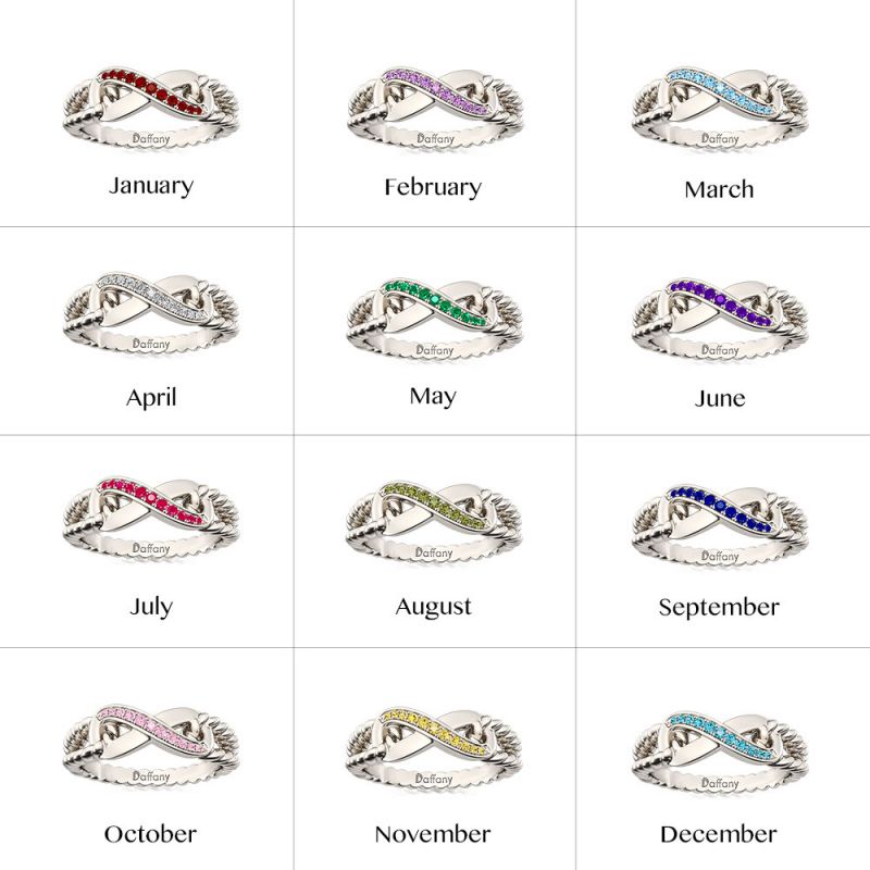 Anillo de Compromiso Infinito de Espiga Partida
