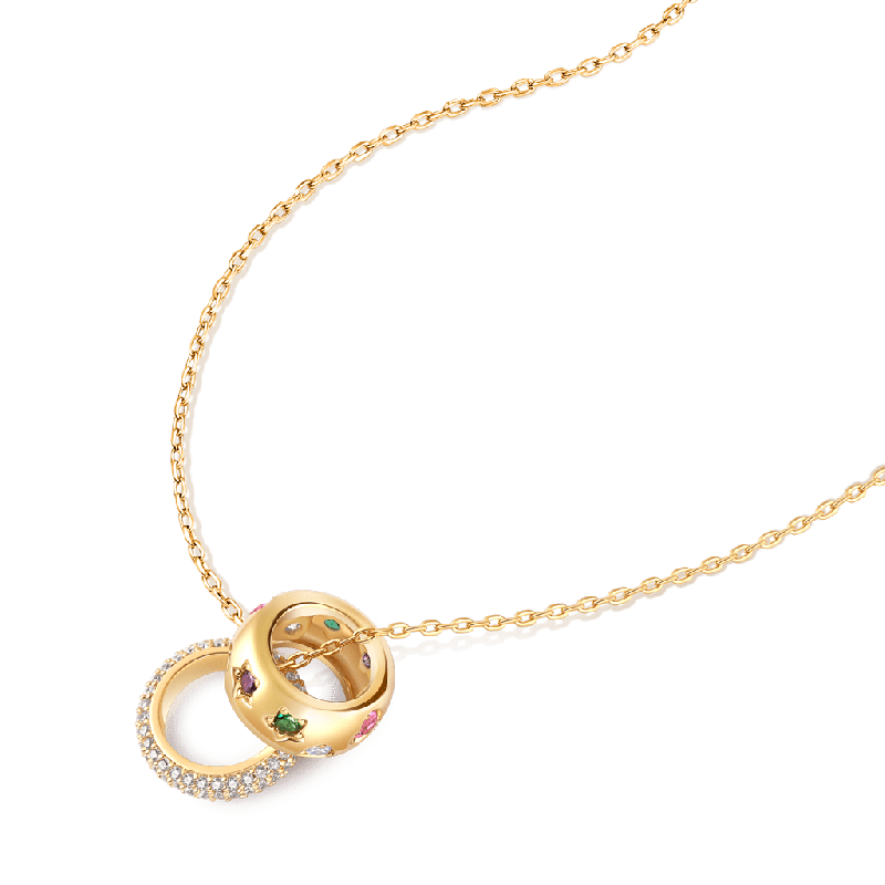 Collar Vintage Fantasía Color Mixto