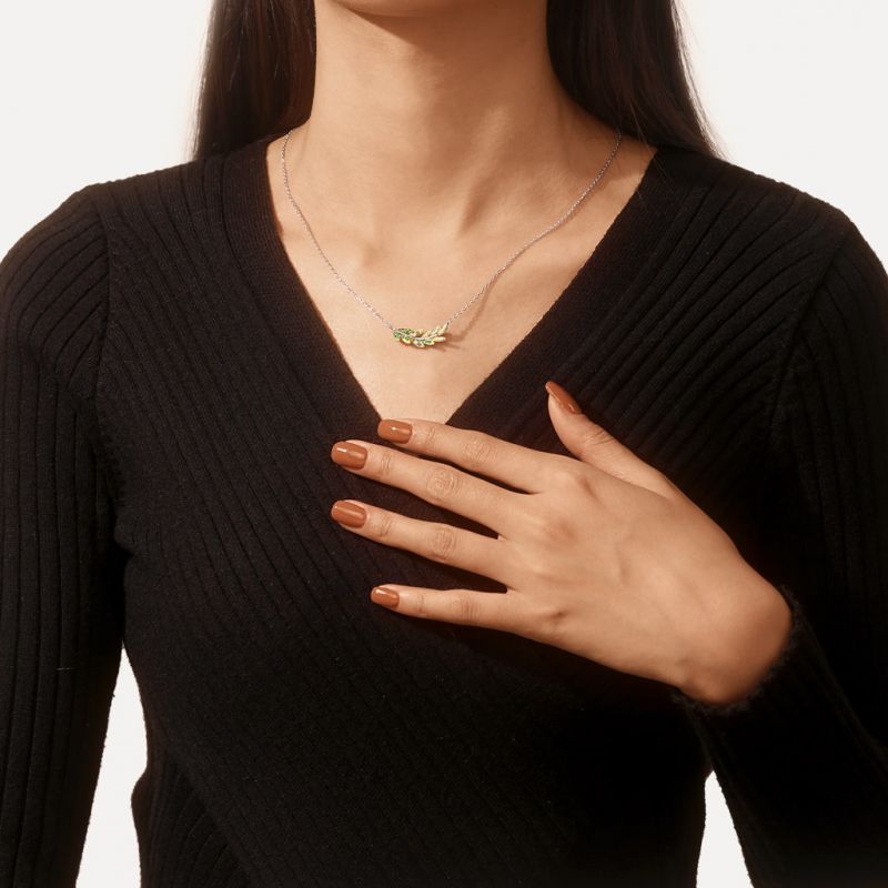 Collar Hoja de Olivo