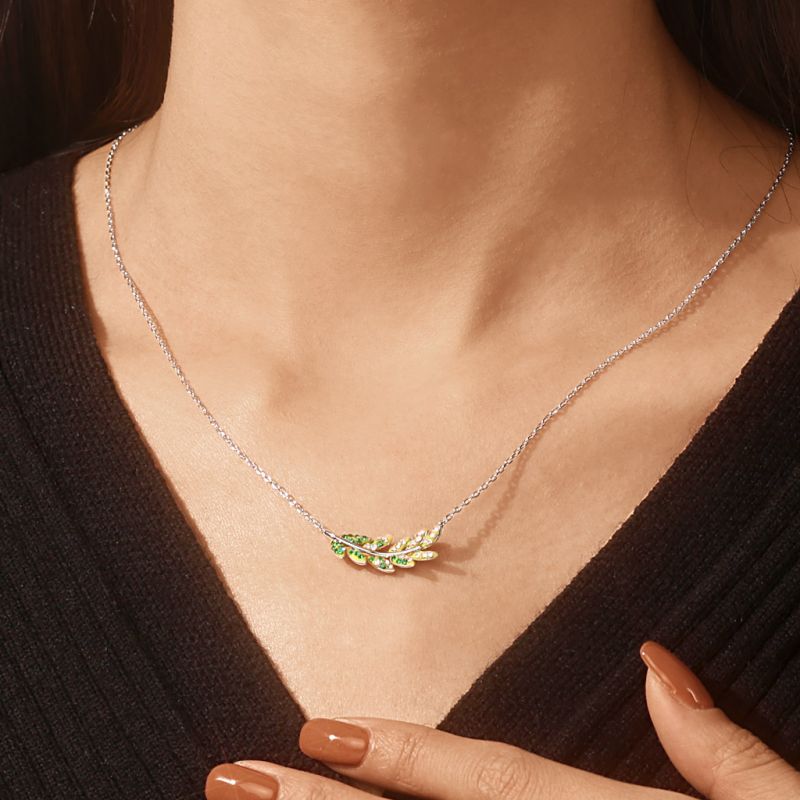 Collar Hoja de Olivo