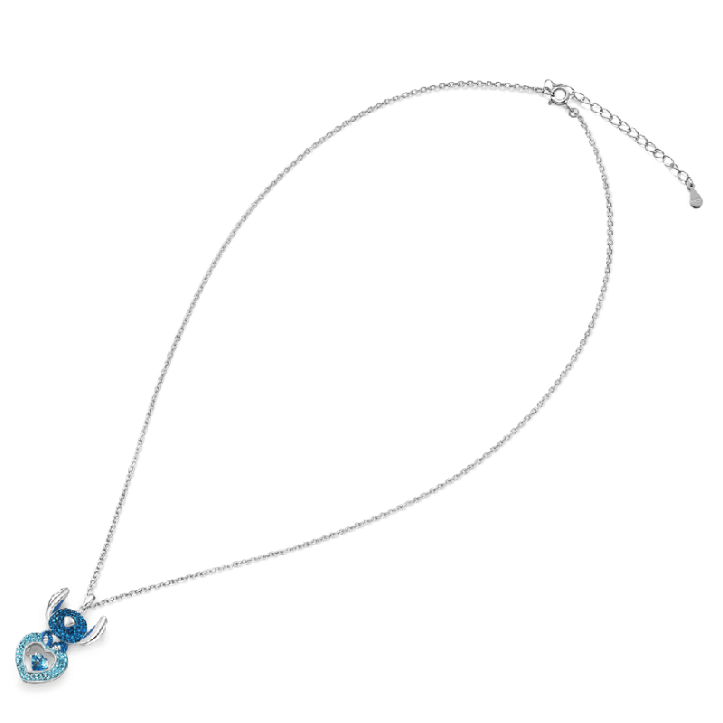 Collar Pave Corazón Bailarín Puntada